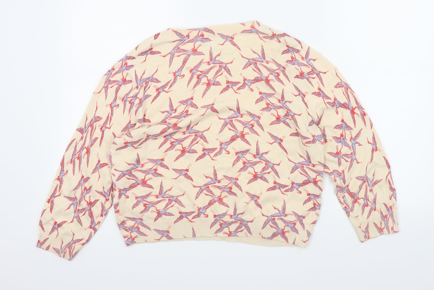 ASOS Womens Multicoloured Animal Print  Pullover Jumper Size 16