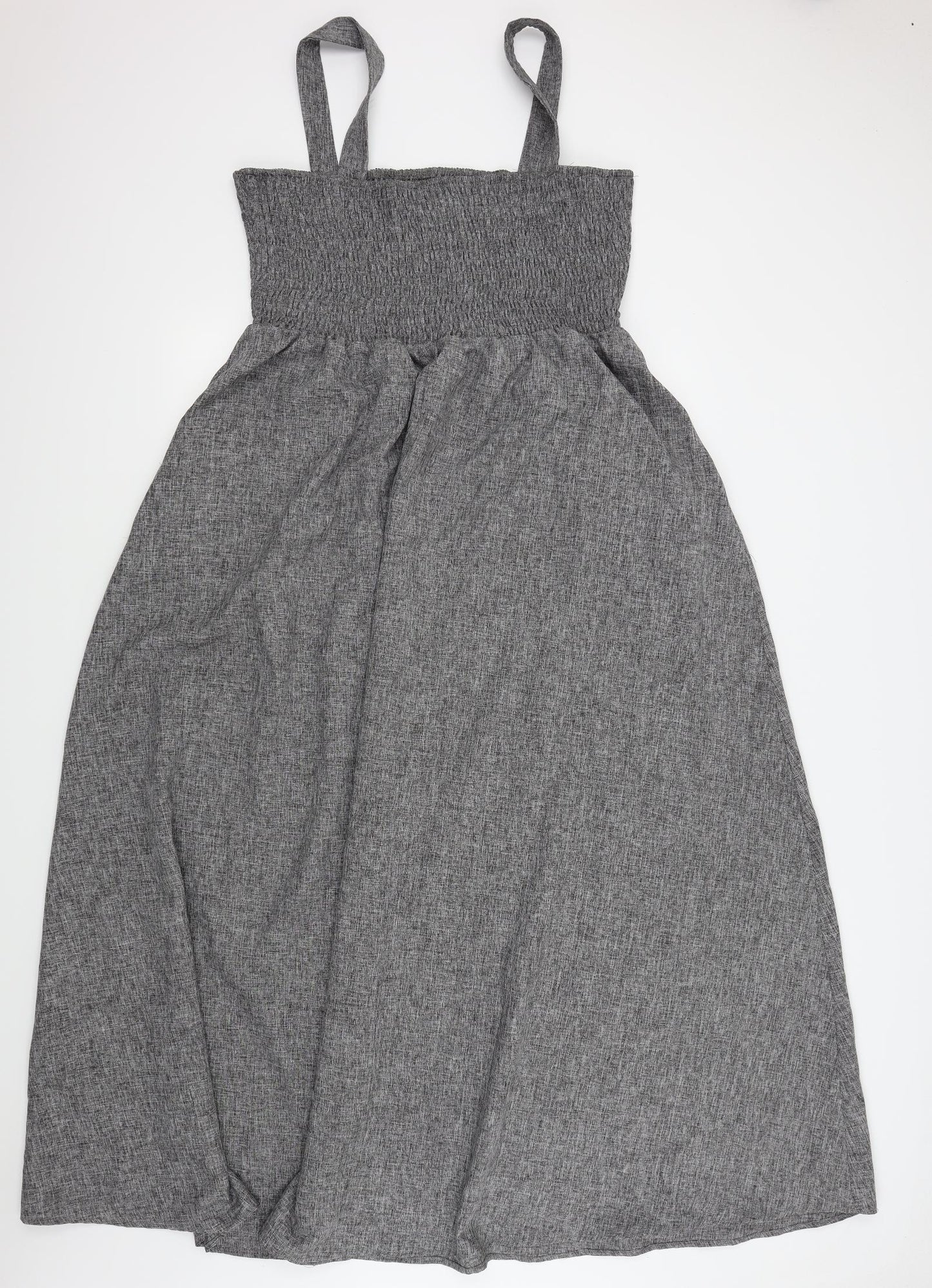 SheIn Womens Grey Colourblock  Fit & Flare  Size XL