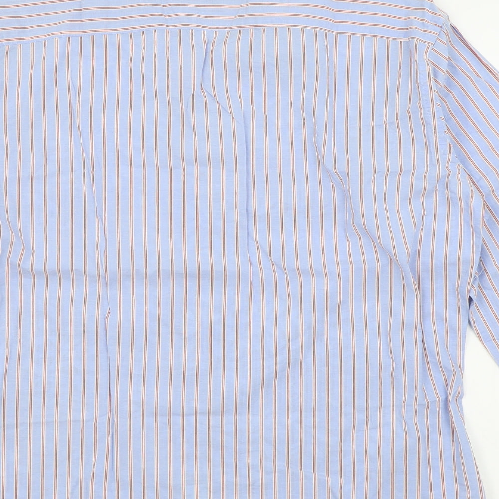 JAUSE SPORT Mens Blue Geometric   Button-Up Size M