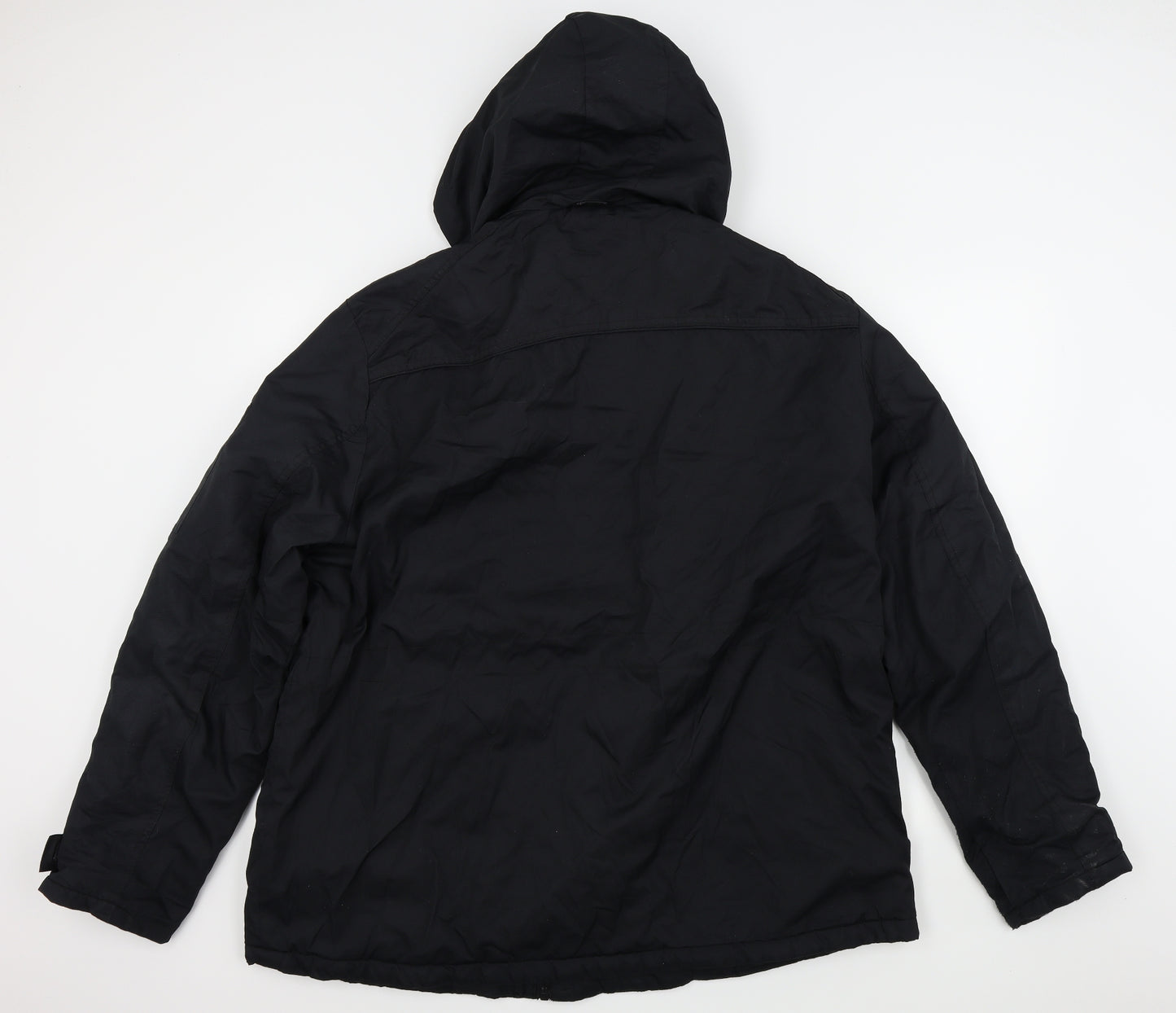 F&F Mens Black   Jacket Coat Size 2XL