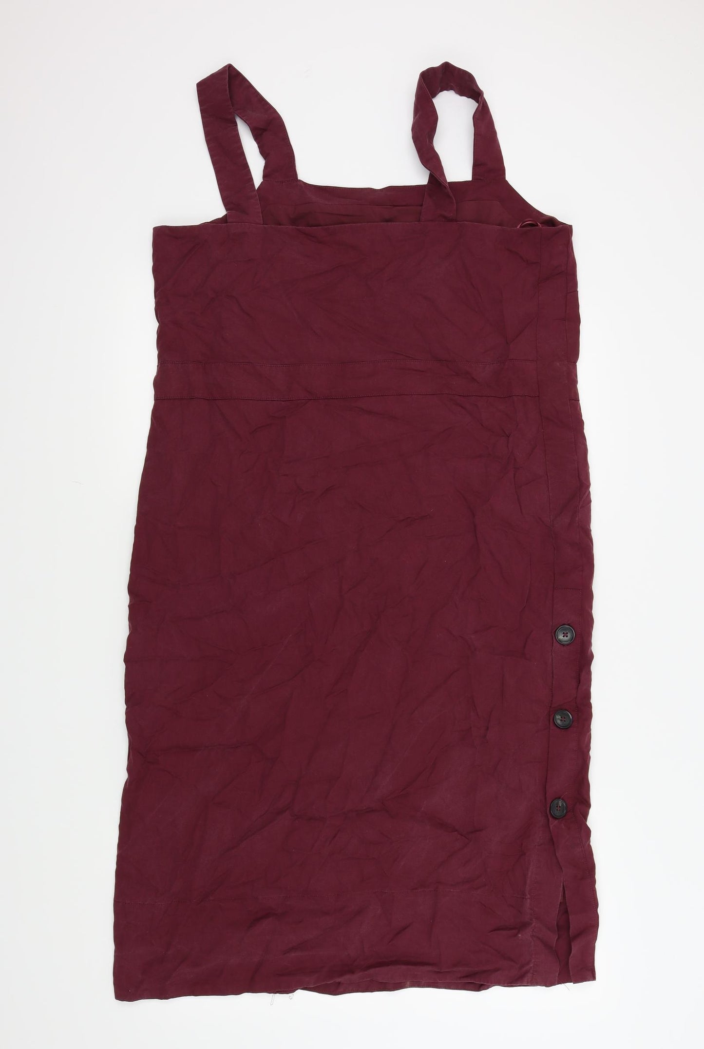 Oliver Bonas Womens Purple Houndstooth  A-Line  Size 12