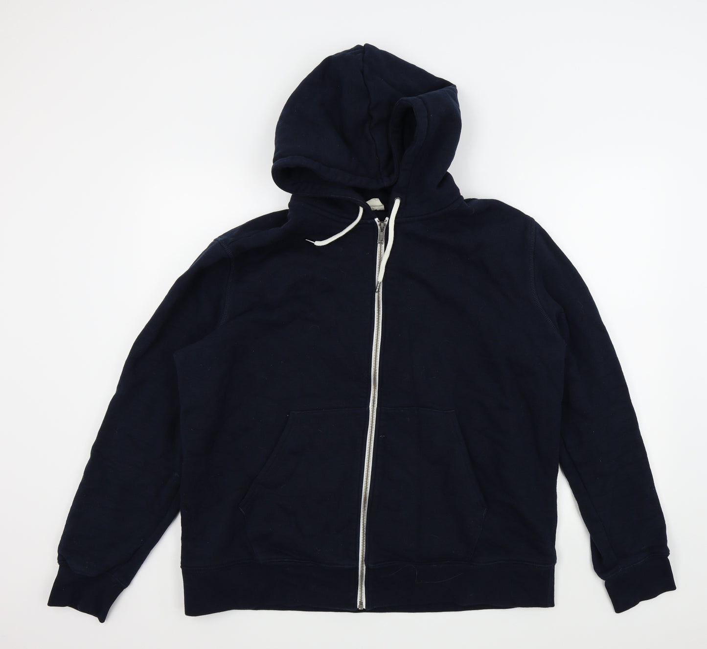M&S Mens Blue   Full Zip Hoodie Size 2XL