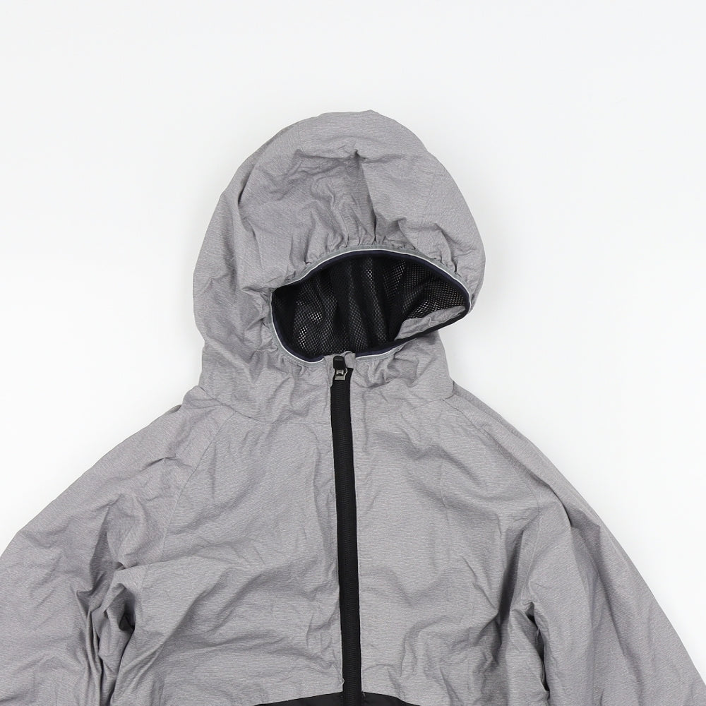 Active Boys Black   Basic Coat Jacket Size 9 Years