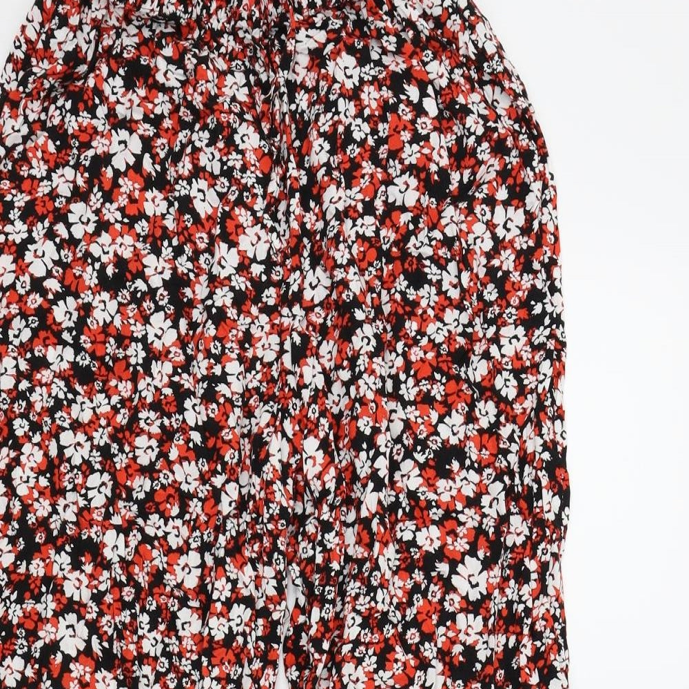 REDHERRING Womens Multicoloured Floral  Trousers  Size 14 L27 in