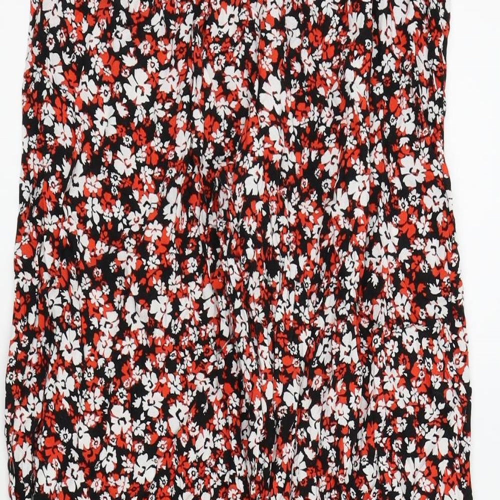 REDHERRING Womens Multicoloured Floral  Trousers  Size 14 L27 in