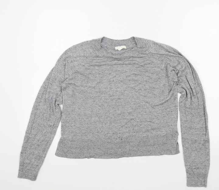 H&M Womens Grey   Pullover Jumper Size M
