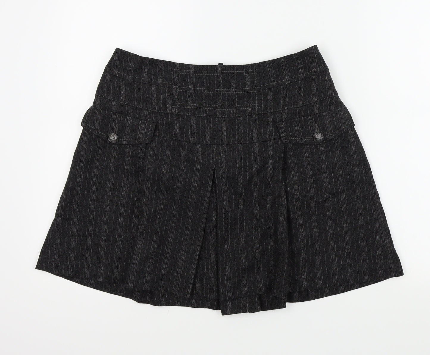 NEXT Womens Grey   A-Line Skirt Size 12