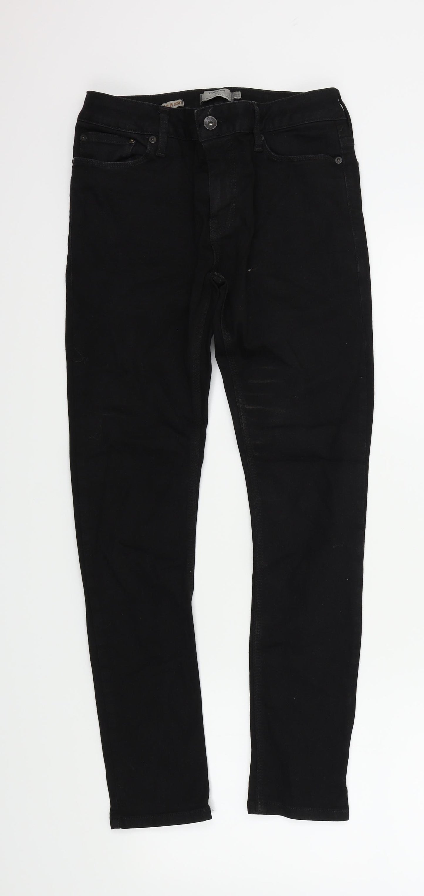 Topman Womens Black   Skinny Jeans Size 30 L27 in