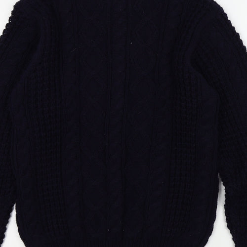 M.E.N.S KNITWEAR Mens Blue   Pullover Jumper Size S