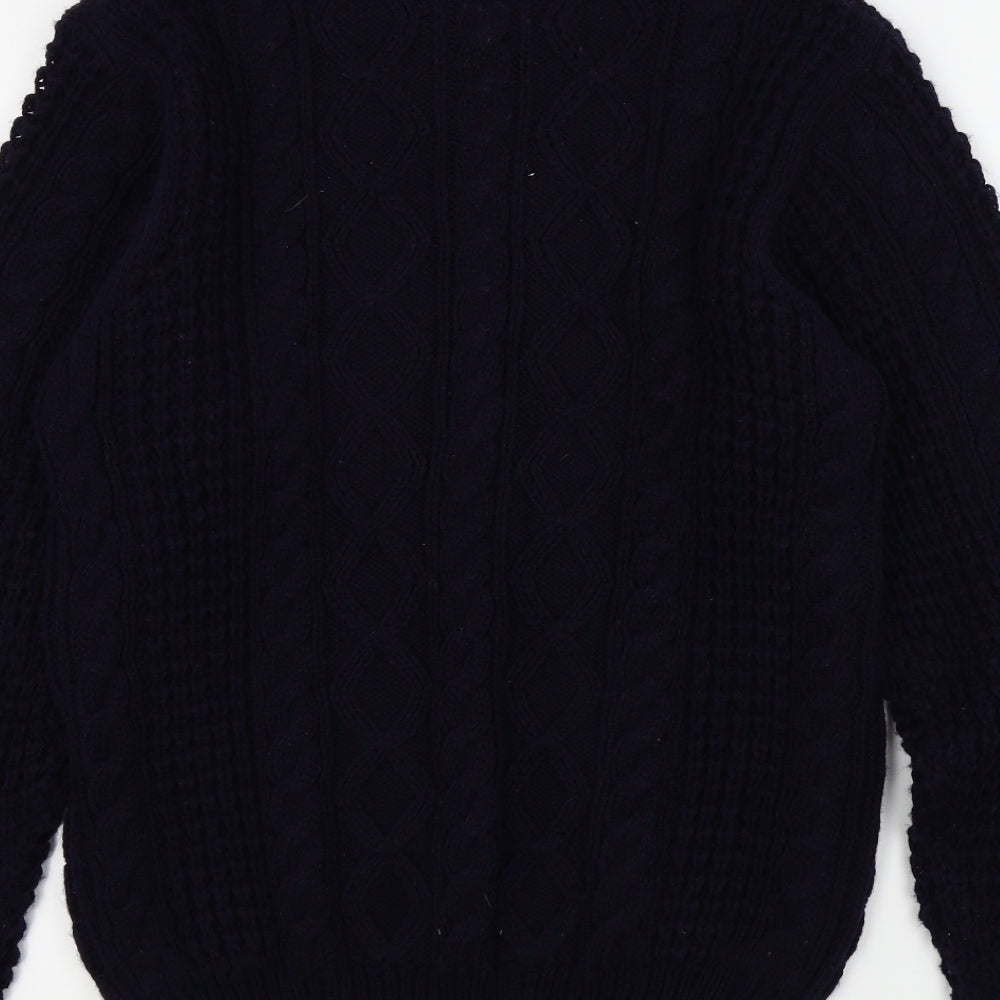 M.E.N.S KNITWEAR Mens Blue   Pullover Jumper Size S