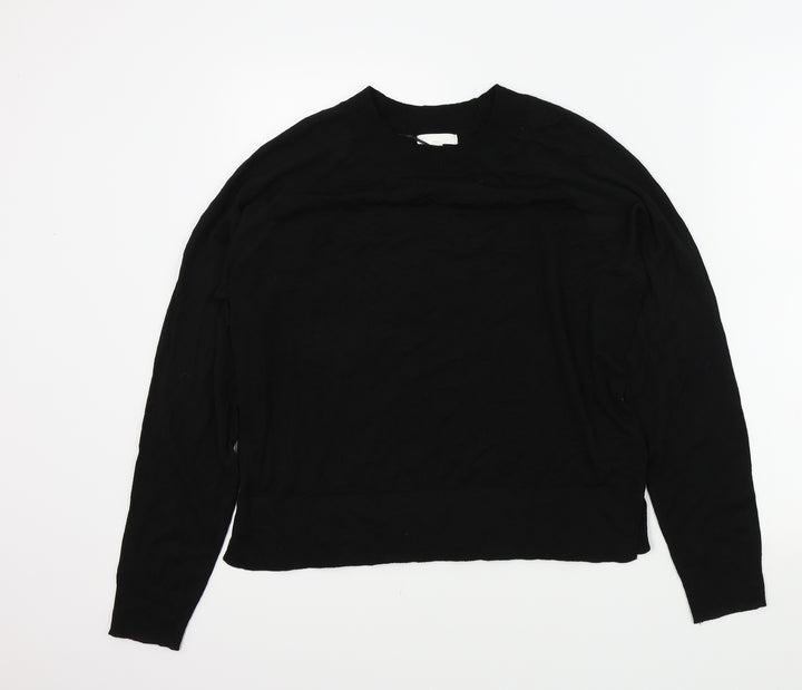 H&M Womens Black   Pullover Jumper Size M