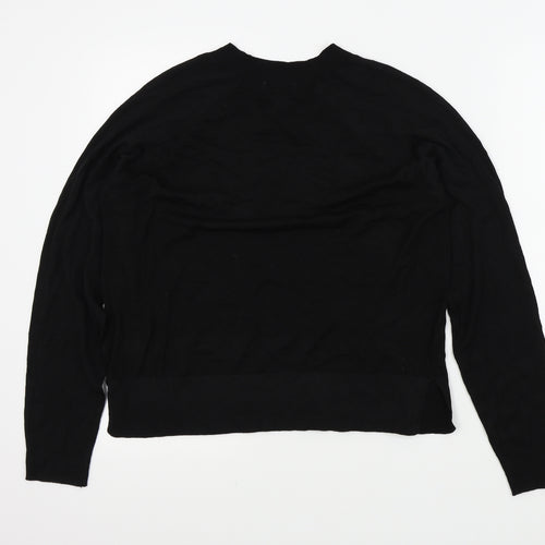 H&M Womens Black   Pullover Jumper Size M