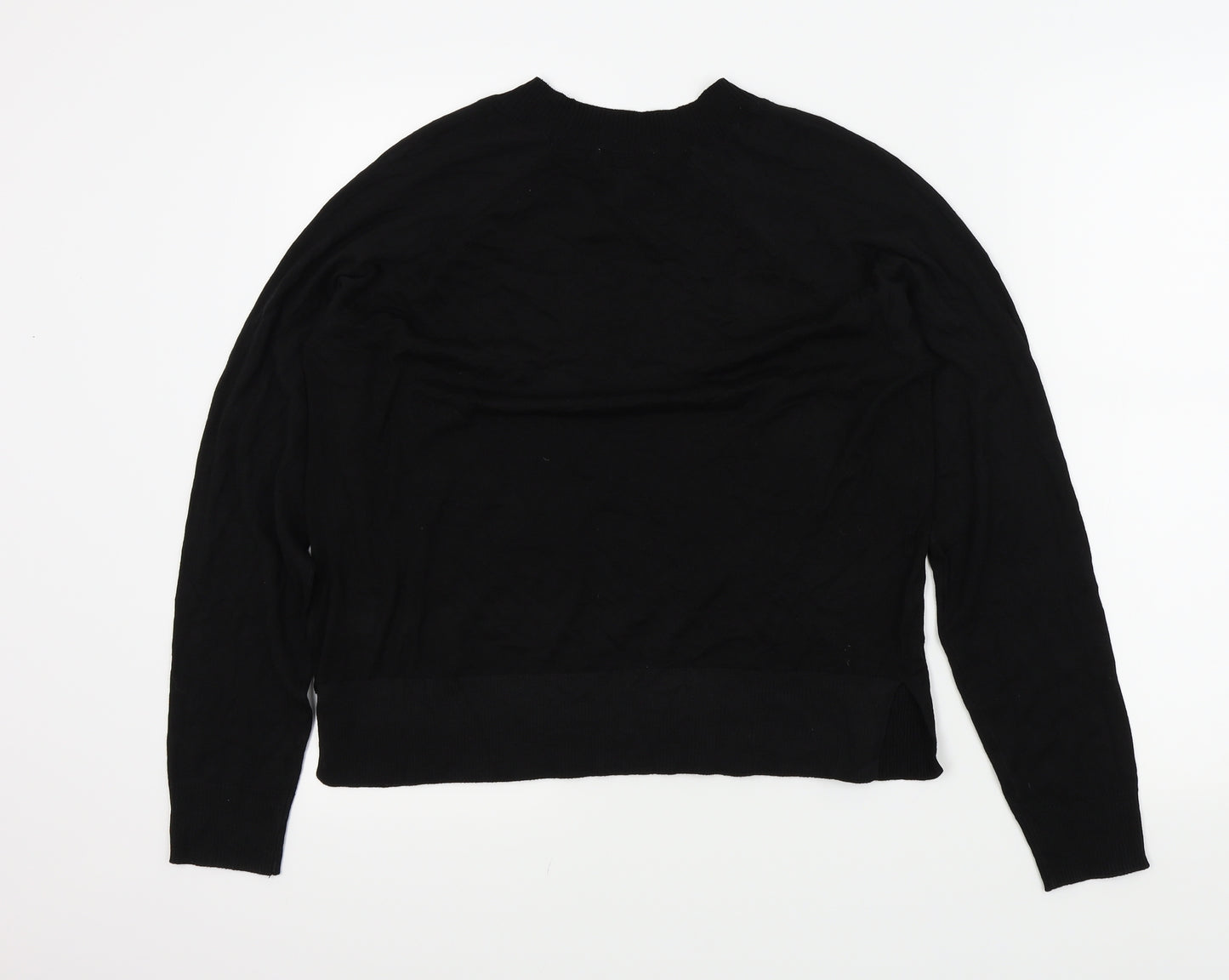 H&M Womens Black   Pullover Jumper Size M