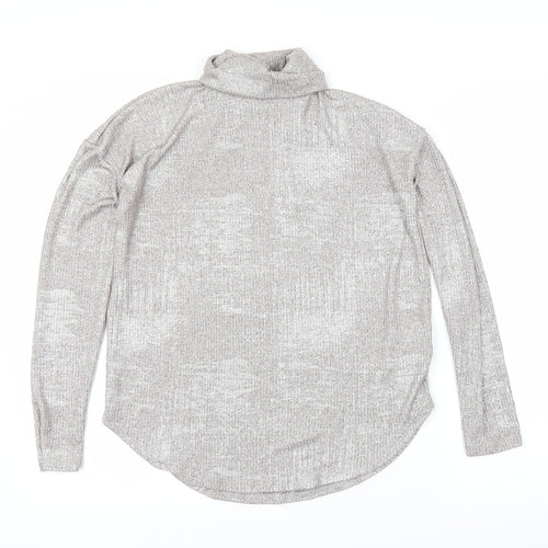 NEXT Womens Silver   Basic T-Shirt Size 8