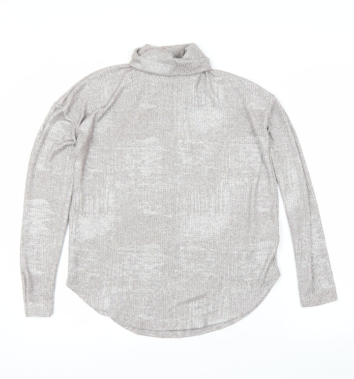 NEXT Womens Silver   Basic T-Shirt Size 8