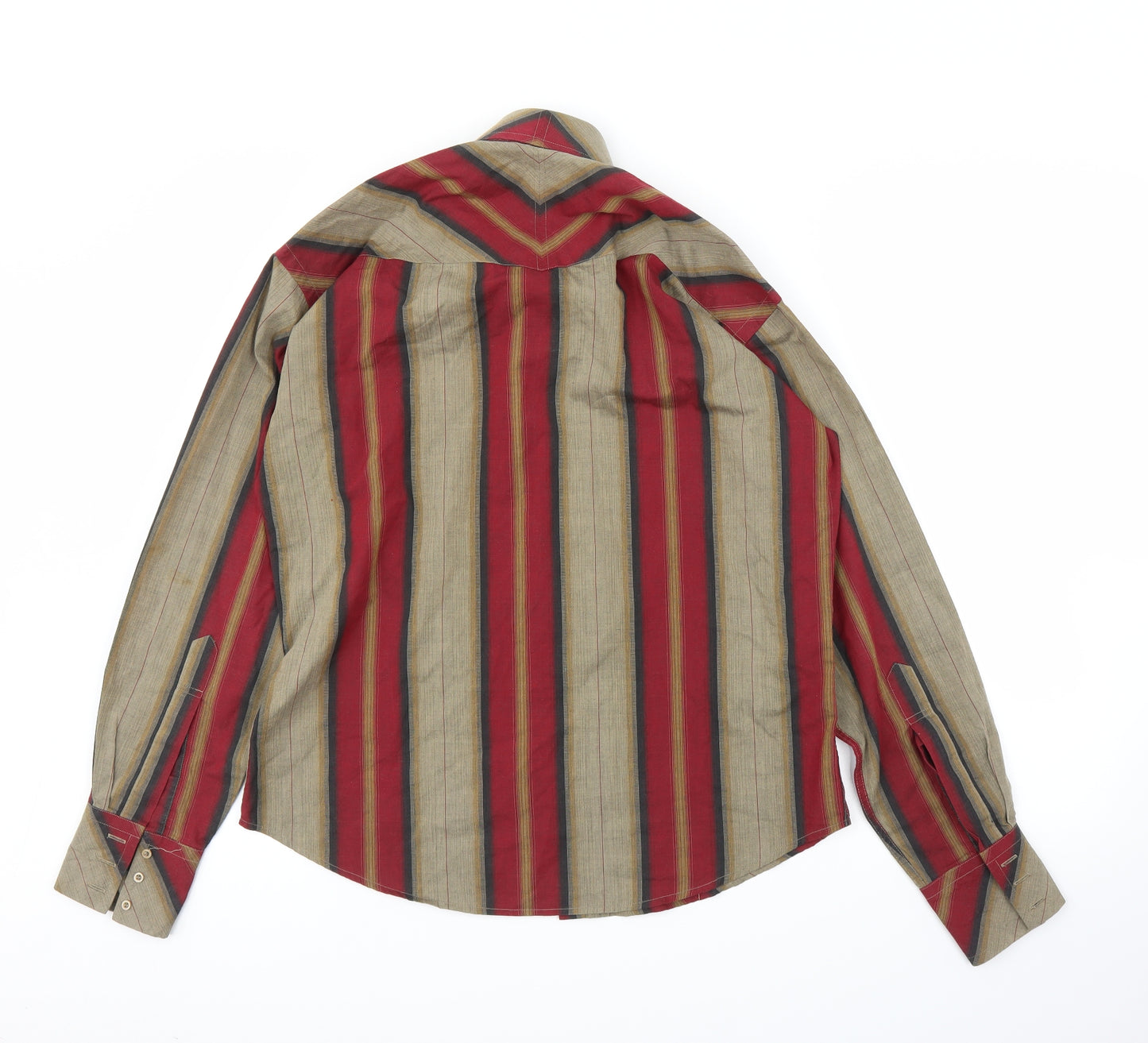 Versace Mens Multicoloured Striped   Button-Up Size XL