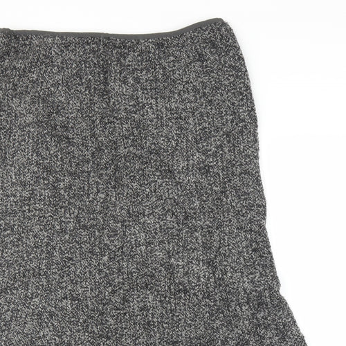 Preworn Womens Grey   Trumpet Skirt Size XL