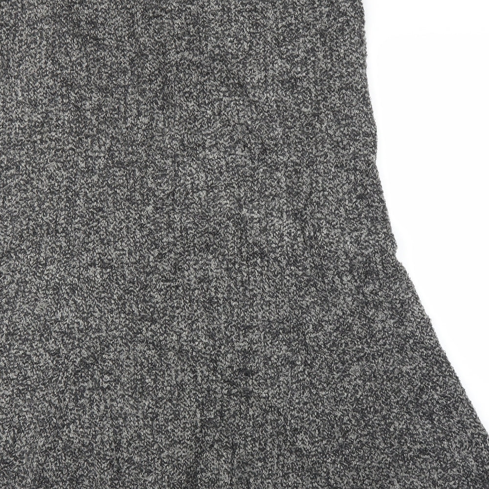 Preworn Womens Grey   Trumpet Skirt Size XL