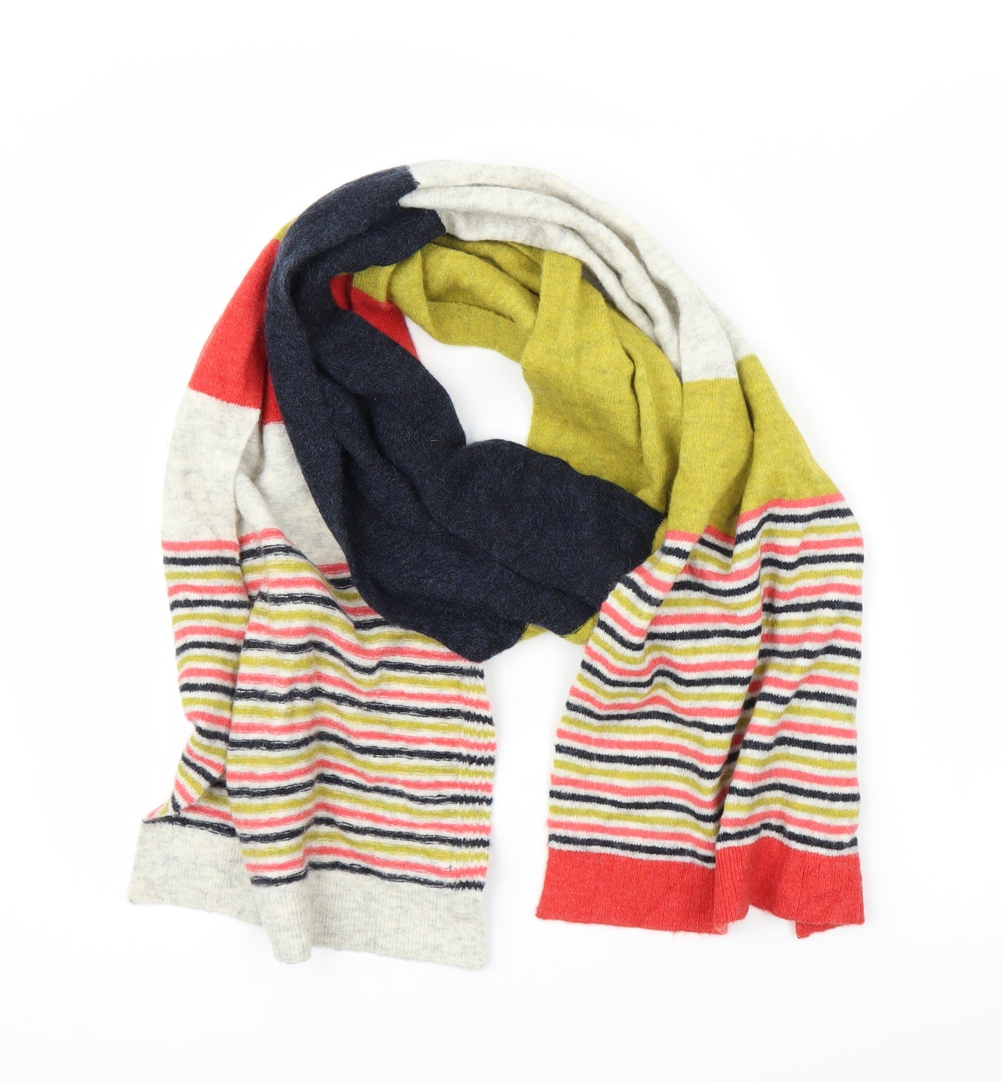 Preworn Unisex Multicoloured Striped   Scarf