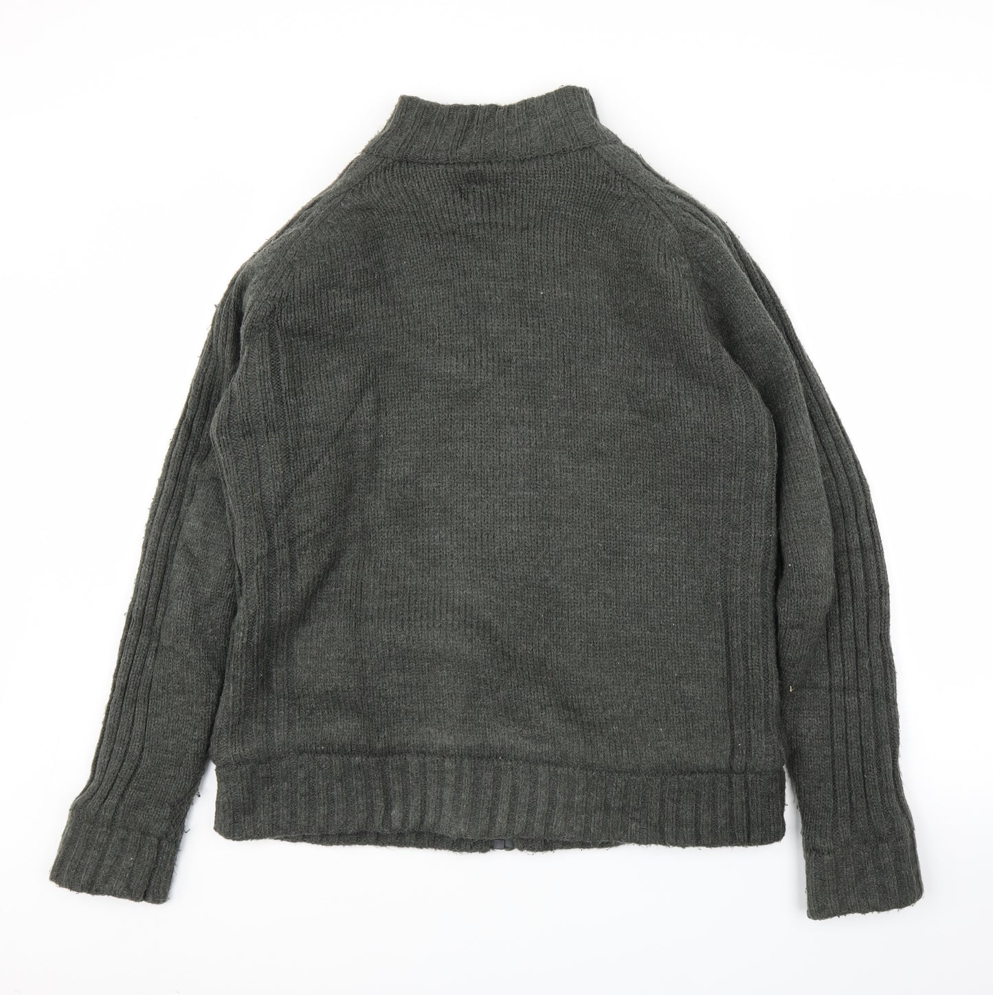 Atlantic Bay Mens Green   Full Zip Jumper Size M