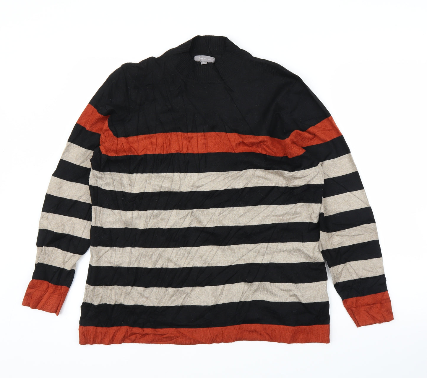 First Avenue Womens Multicoloured Striped  Pullover Jumper Size XL