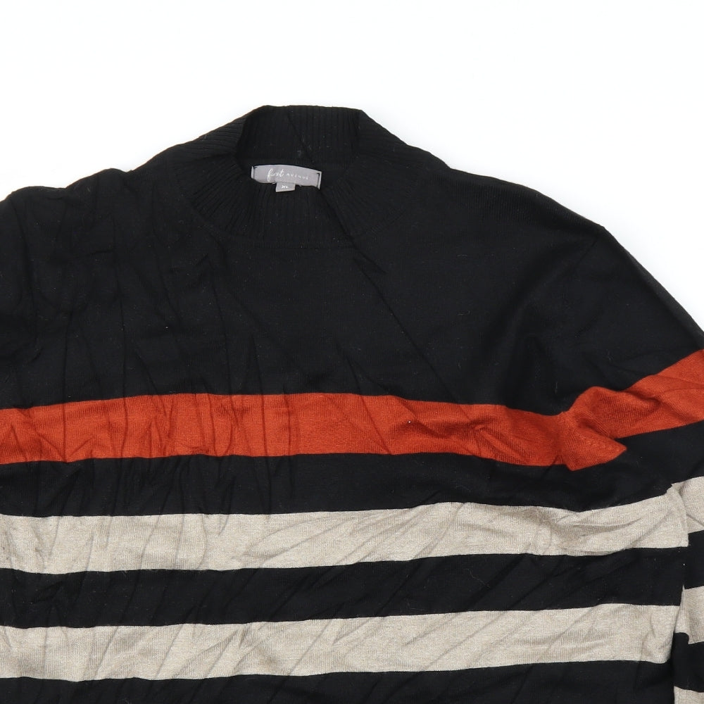 First Avenue Womens Multicoloured Striped  Pullover Jumper Size XL
