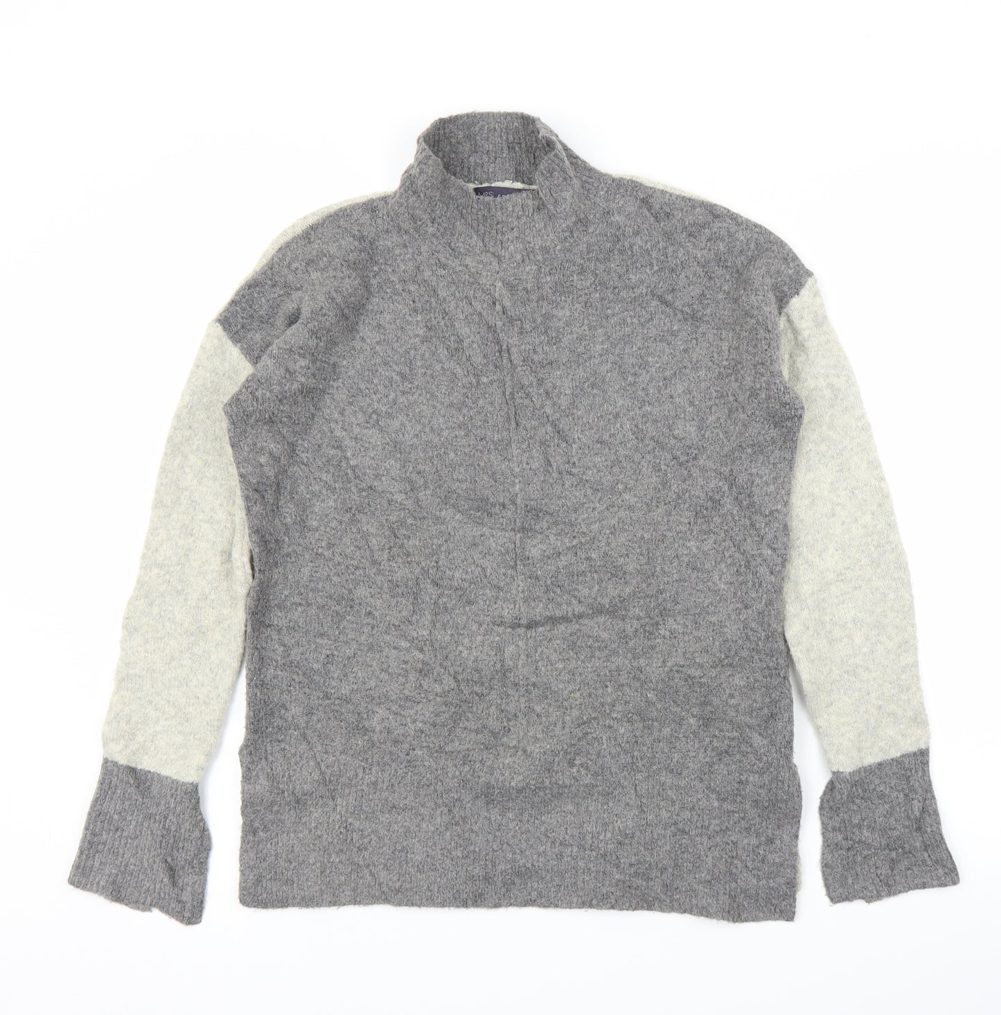M&S Mens Grey   Pullover Jumper Size S