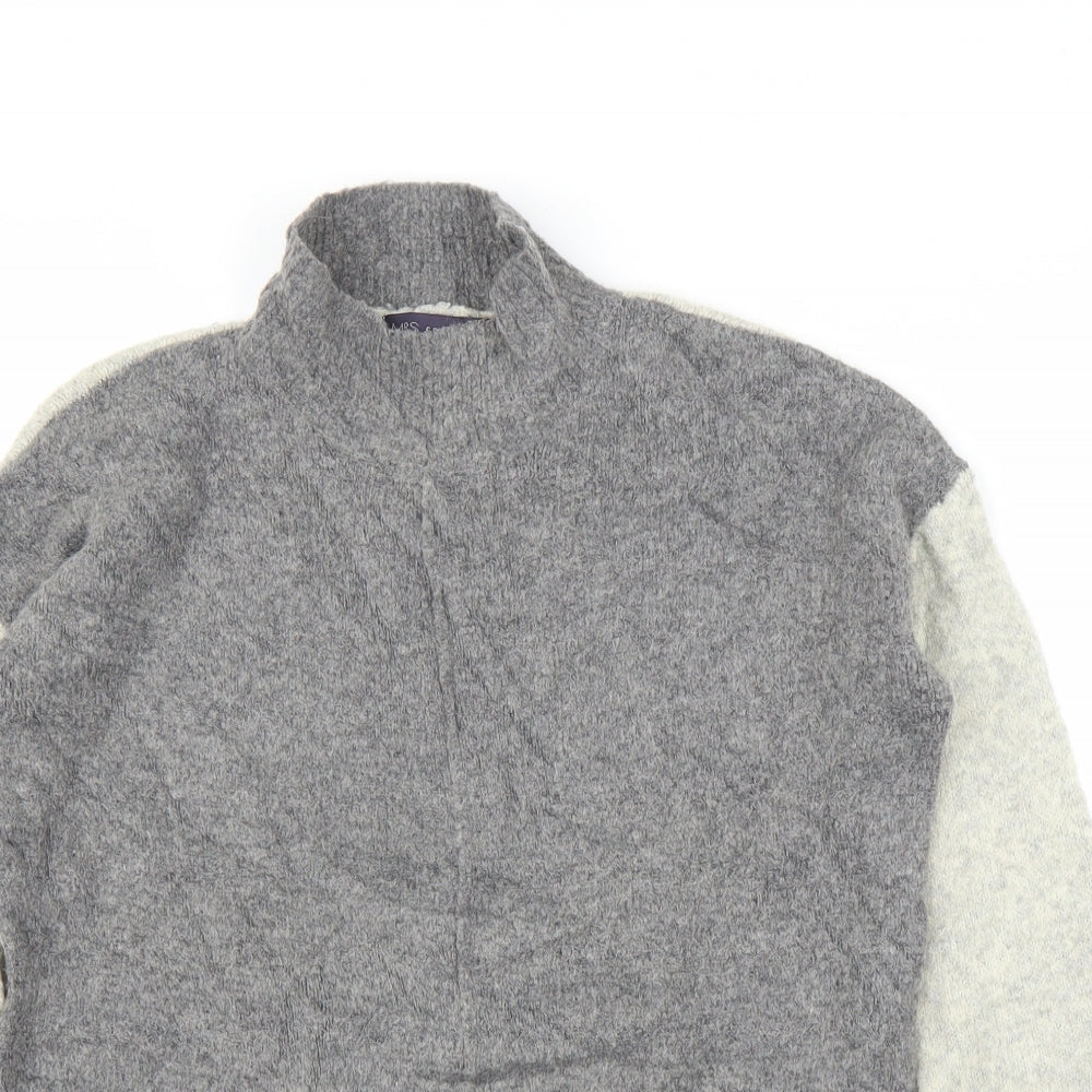 M&S Mens Grey   Pullover Jumper Size S