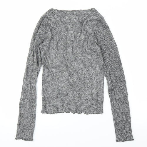 Bershka Womens Grey   Pullover Jumper Size XS