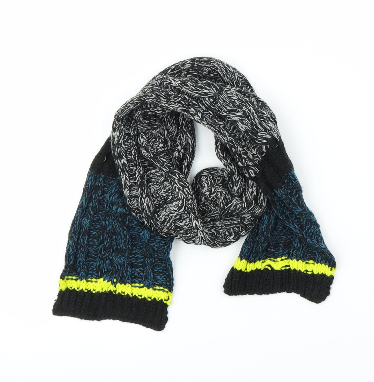Preworn Boys Black   Scarf  Size Regular