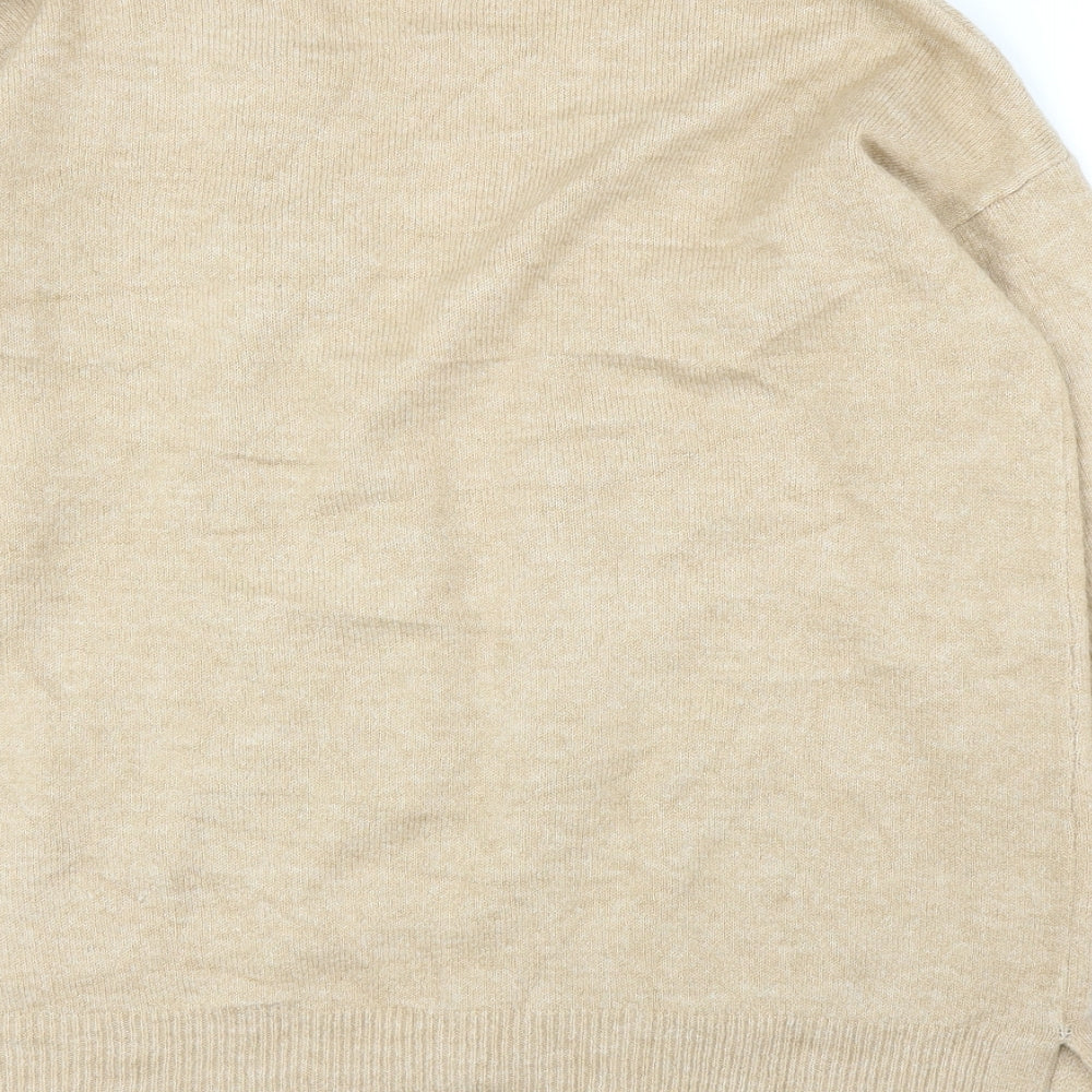 Nutmeg Womens Beige   Cardigan Jumper Size 10