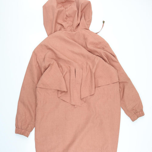 Savannah Womens Pink   Rain Coat Coat Size 10