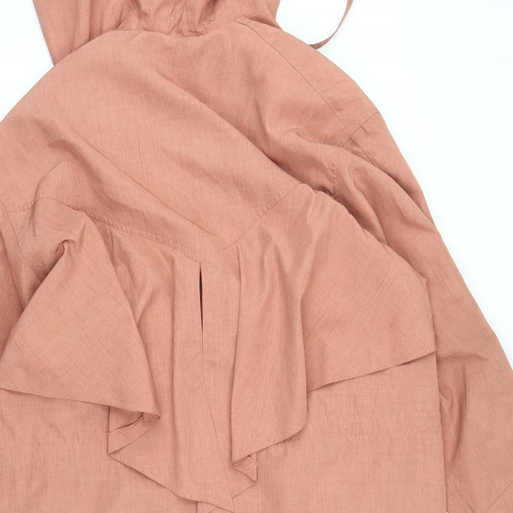 Savannah Womens Pink   Rain Coat Coat Size 10