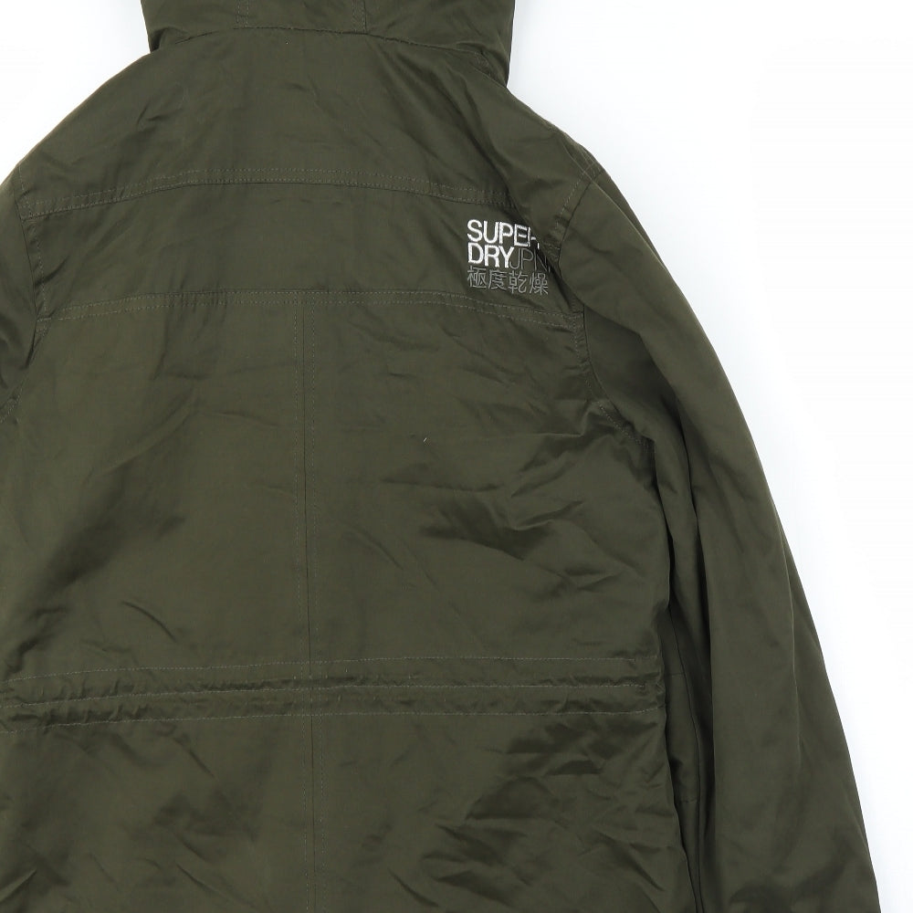 Superdry Womens Green   Windbreaker Coat Size L