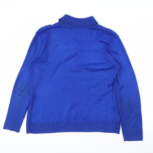 CHIC Womens Blue   Pullover Jumper Size M