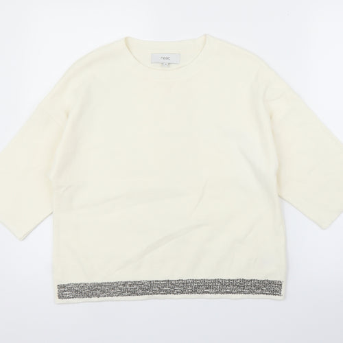 NEXT Womens Ivory   Pullover Jumper Size 8