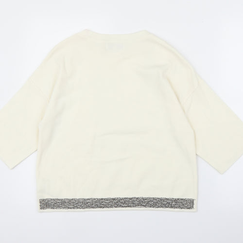 NEXT Womens Ivory   Pullover Jumper Size 8