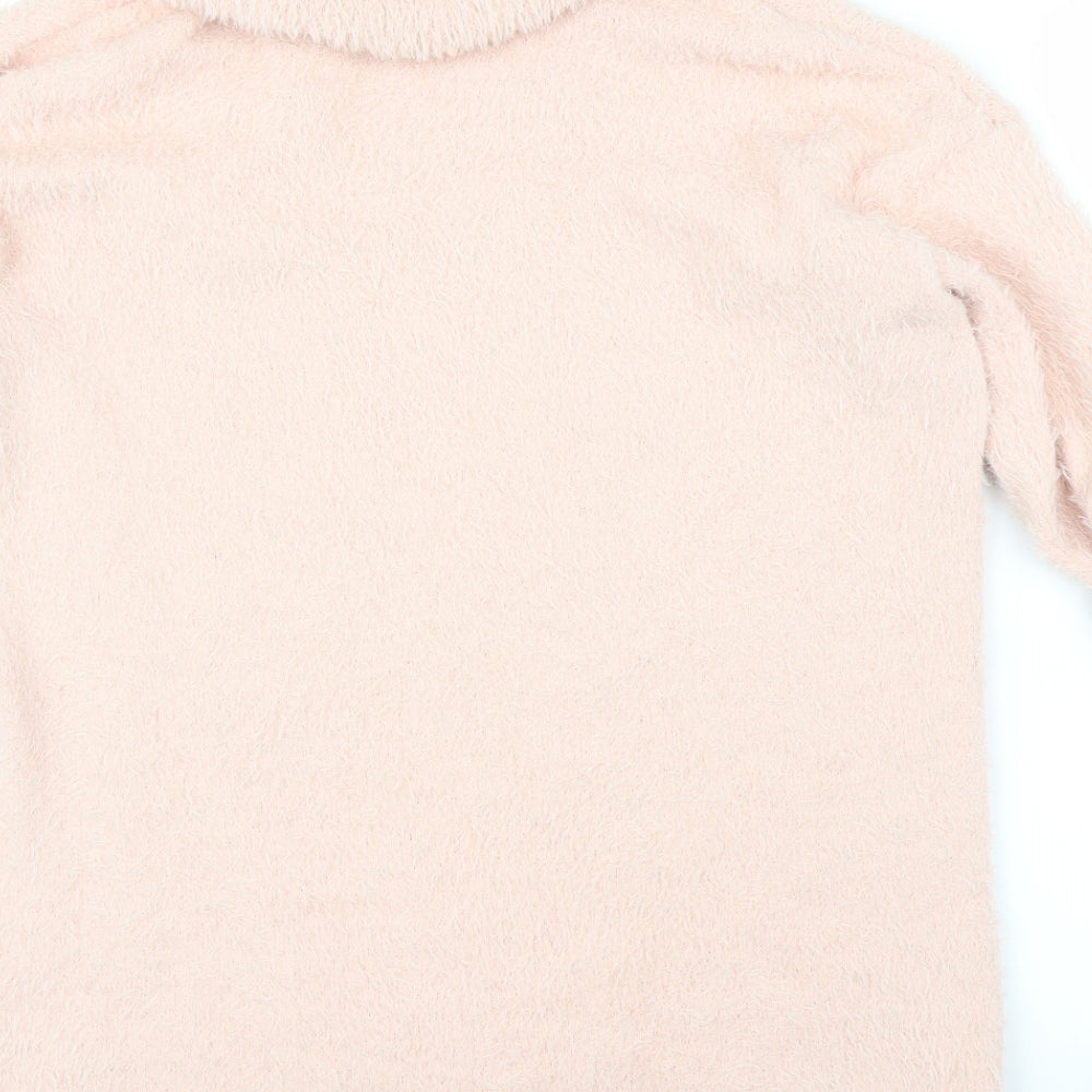 Peacocks Womens Pink   Pullover Jumper Size M