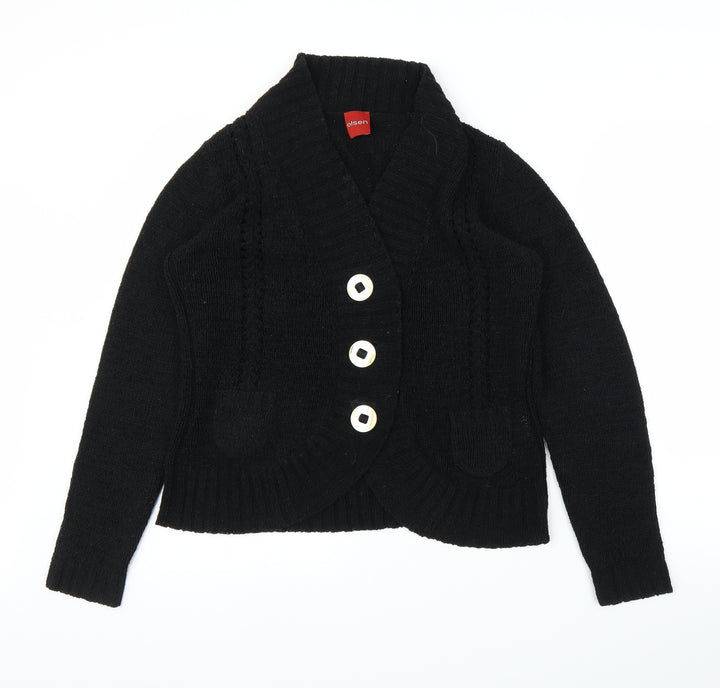 Olsen Womens Black   Cardigan Jumper Size 12