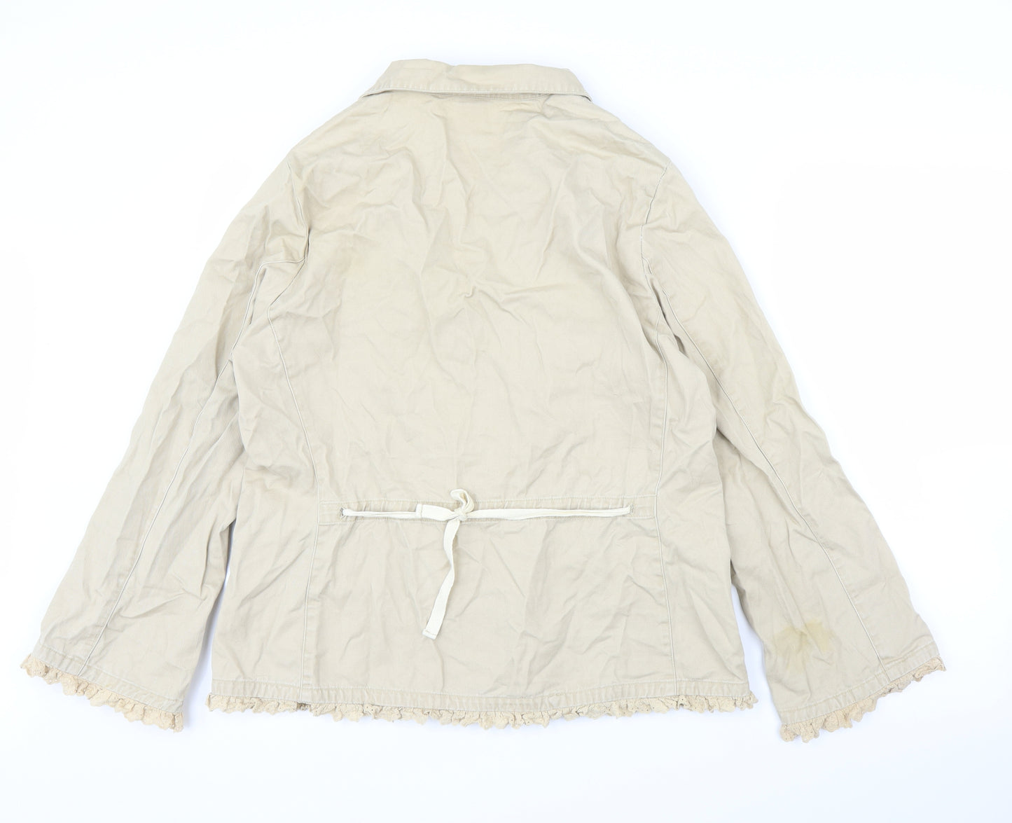 Noa Noa Womens Beige   Jacket  Size XL