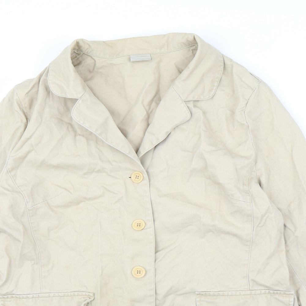 Noa Noa Womens Beige   Jacket  Size XL