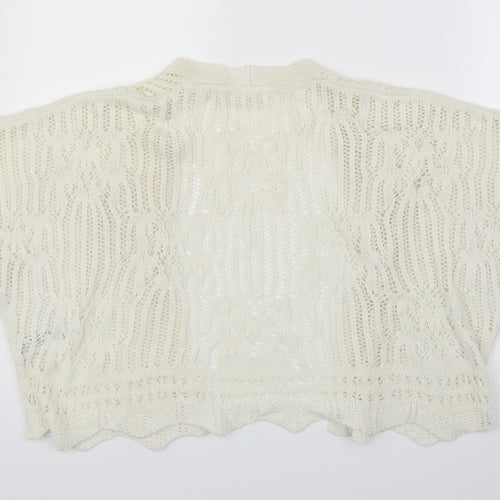 George Womens Ivory   Cardigan Jumper Size M