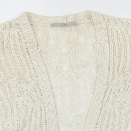 George Womens Ivory   Cardigan Jumper Size M