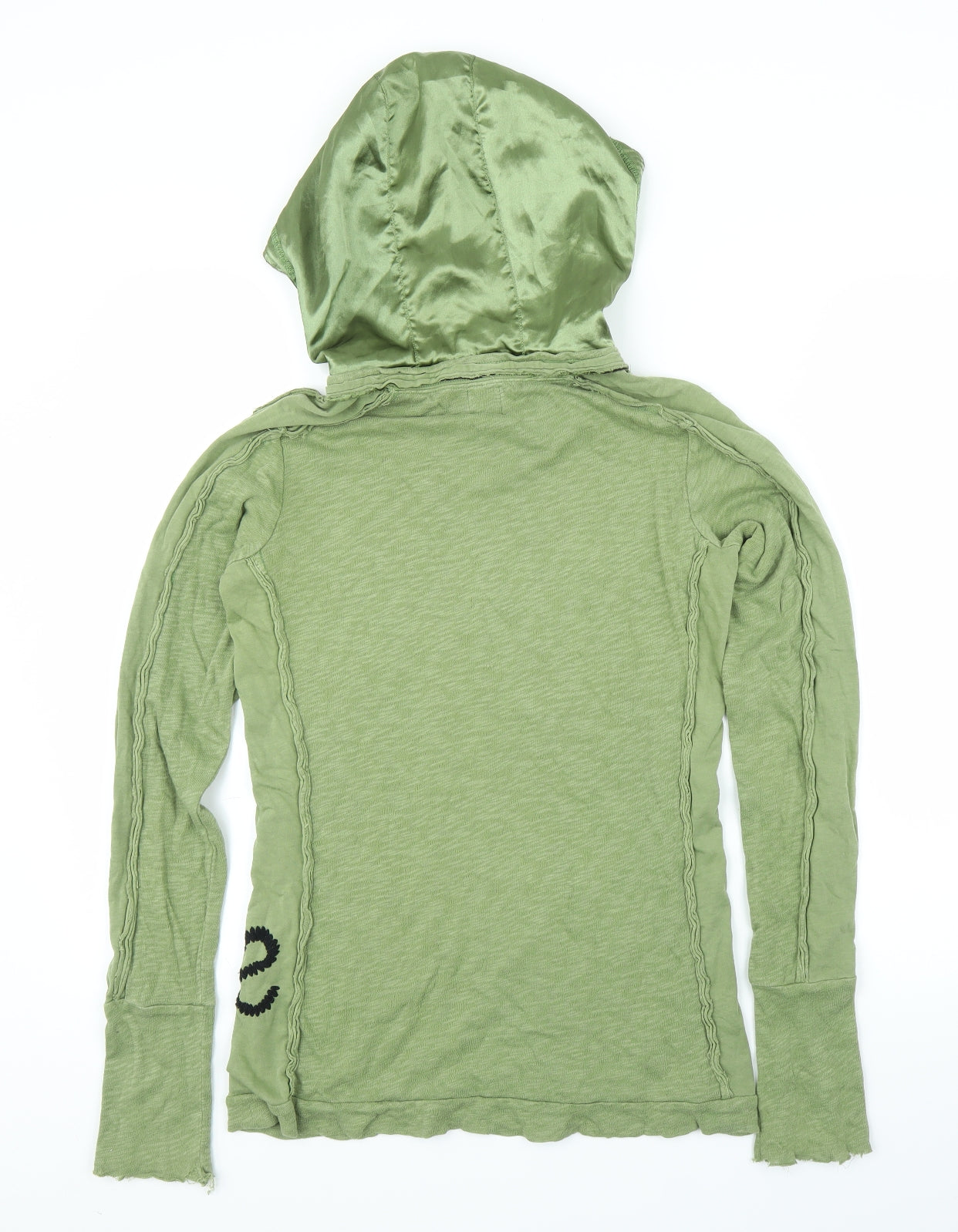 Desigual Womens Green   Pullover Hoodie Size M