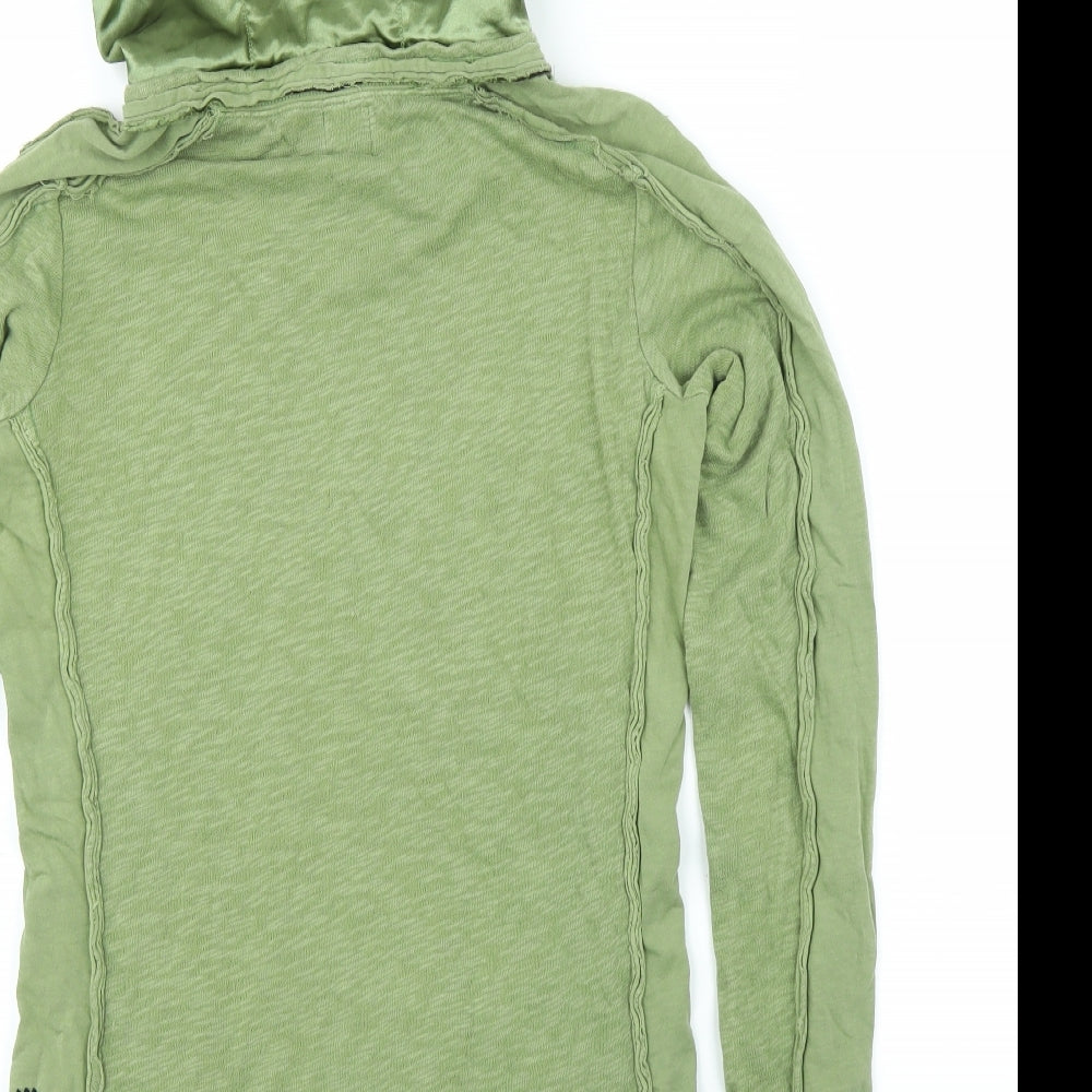 Desigual Womens Green   Pullover Hoodie Size M