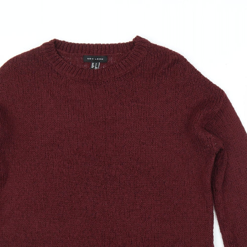 New Look Womens Purple   Pullover Jumper Size S