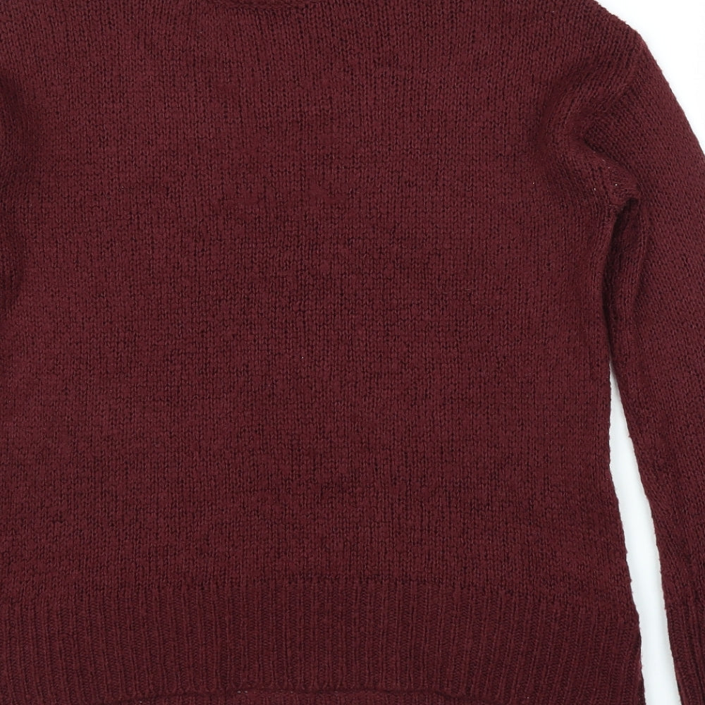New Look Womens Purple   Pullover Jumper Size S