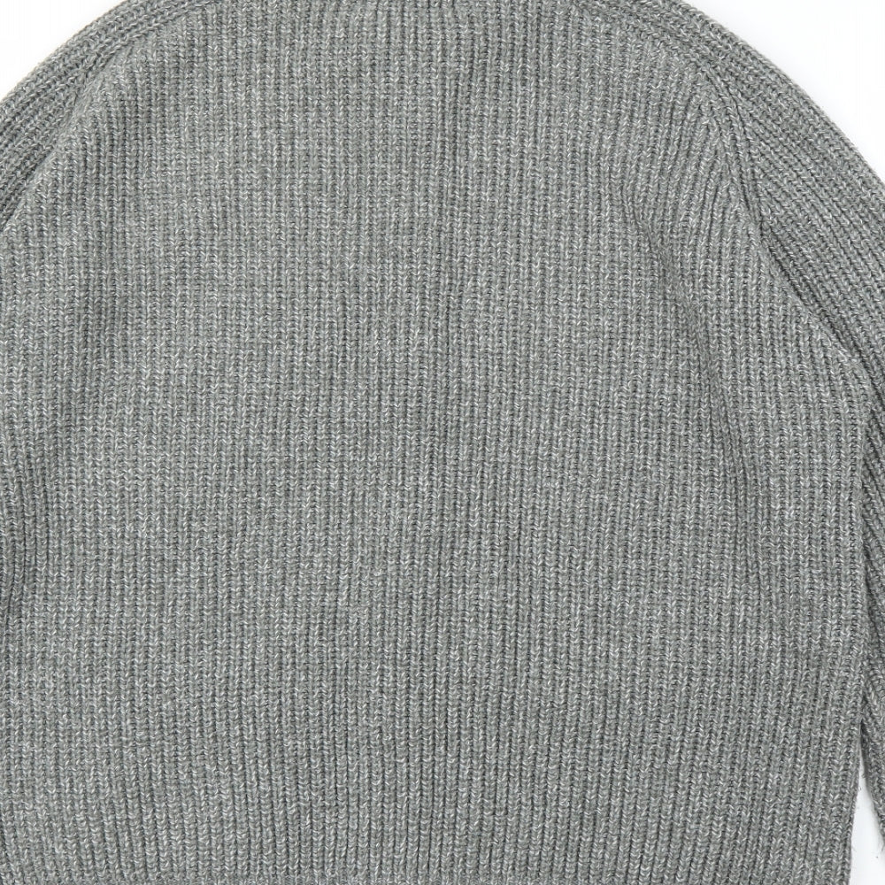TU Mens Grey   Cardigan Jumper Size L