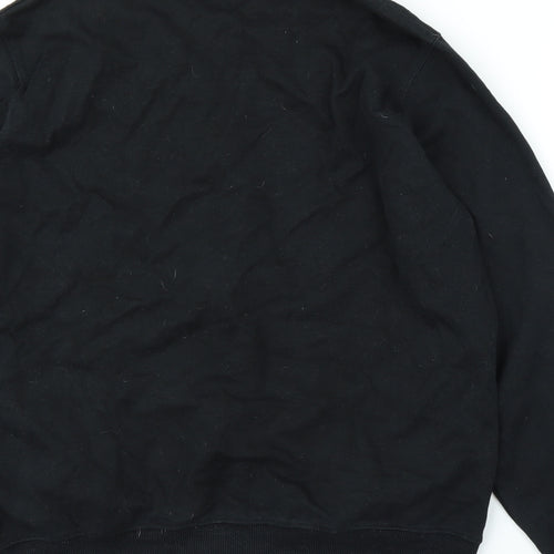 Preworn Mens Black   Full Zip Jumper Size M