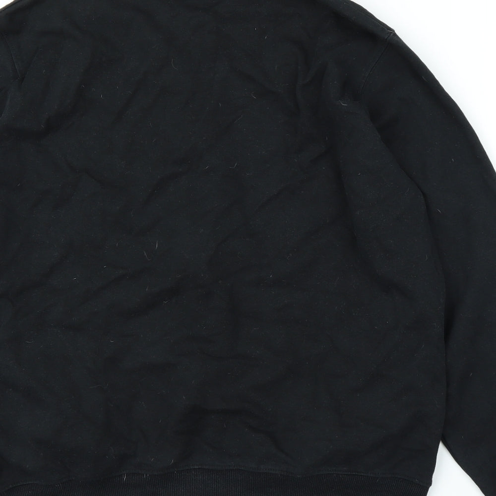 Preworn Mens Black   Full Zip Jumper Size M